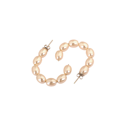 Heirloom Pearl Hoops