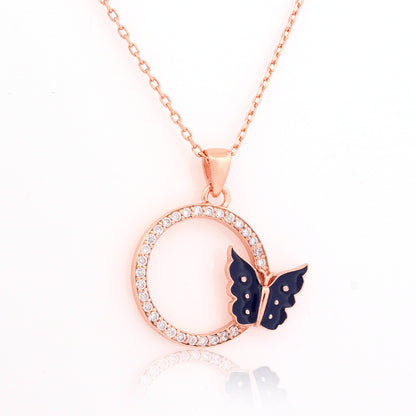 Starlit Navy Flutter Pendant