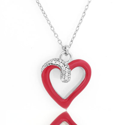 Sparkling Love Swathe Necklace