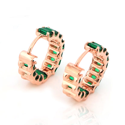 Emerald Orbit Earrings