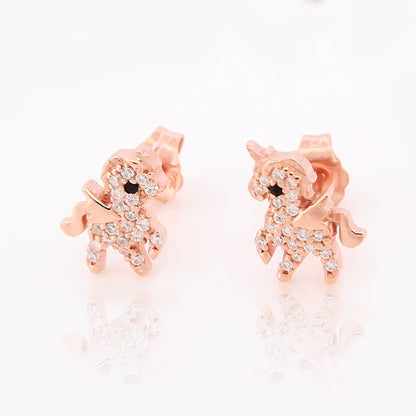 Enchanted unicorn studs