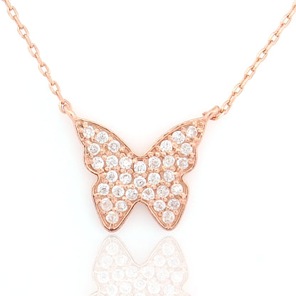 Glimmer Butterfly Necklace