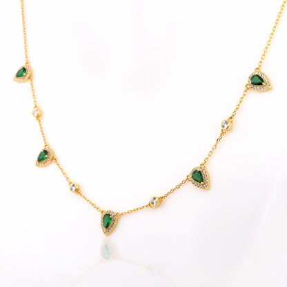 Emerald Whisper Necklace