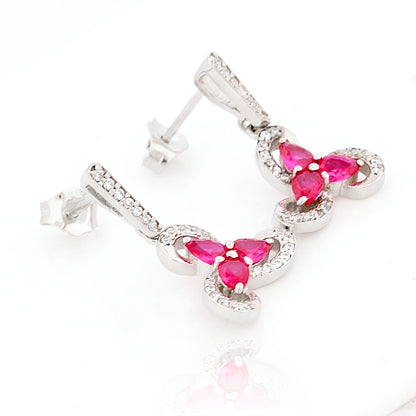 Cherry bloom spark earrings