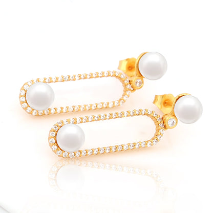 Trendsetter Chic Pearl Crystal links