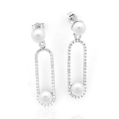 Trendsetter Chic Pearl Crystal links