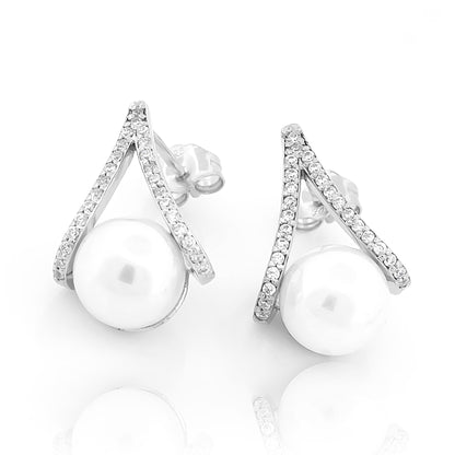 Pinnacle Pearl Earrings