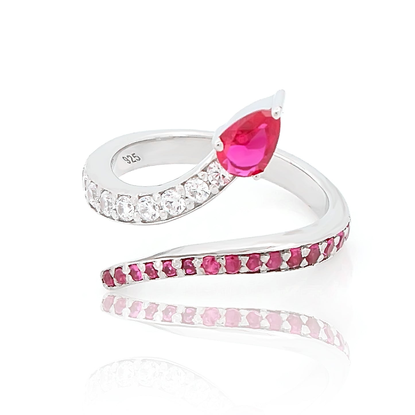 Fuchsia Flare Ring